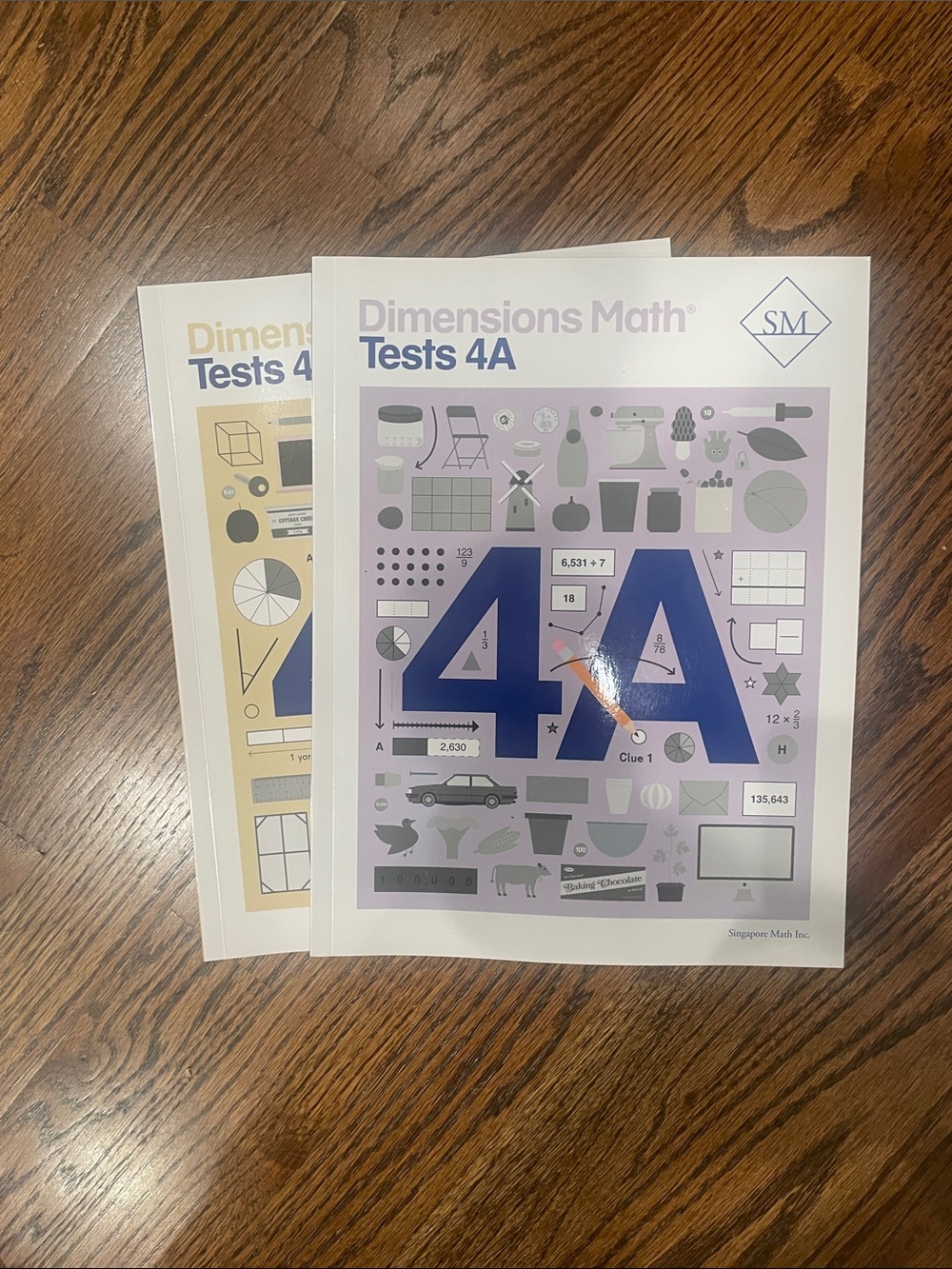 Singapore Math Dimensions Tests 4a and 4b brand new